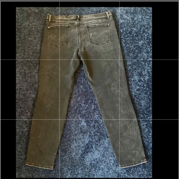 City Skinny Plus Size Women’s black Leg Zip Skinny Jeans.Size 14 - Picture 2 of 11